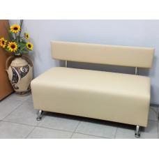 Sofa bench in the salon, office, shop, in a cafe, in the corridor, on the balcony and loggia, in front. Sofa