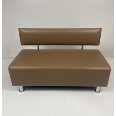 Sofa bench in the salon, office, shop, cafe, corridor, on the balcony and loggia, in front. Sofa