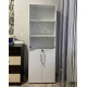 Display cabinet with glass