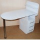 Table manicure folding with a shelf for varnishes