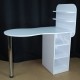 Inexpensive manicure table in a beauty salon