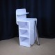 Manicure table with shelf