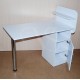 Folding manicure table with one shelf