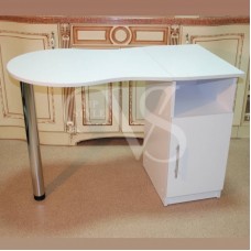 Functional manicure table with cabinet