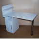 Folding manicure table with one shelf